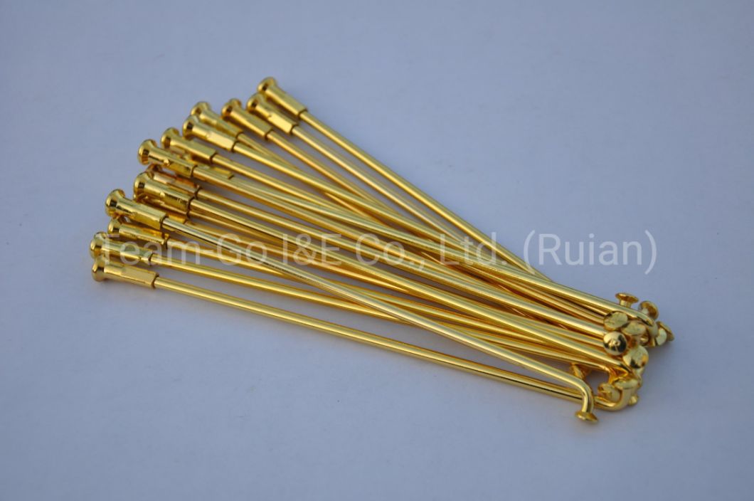 High Quality and Strength Motorcycle Spokes with Nipples