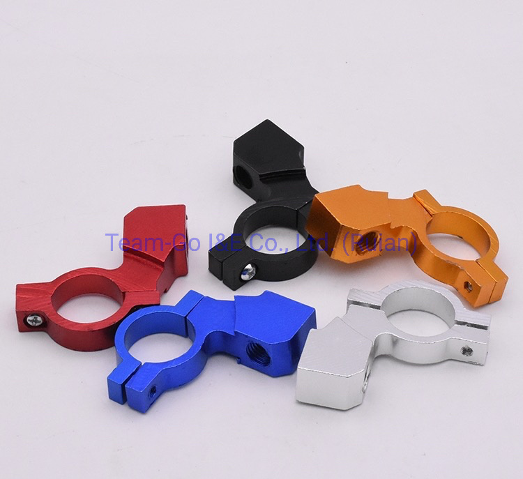 Universal Aluminum Motorcycle Rearview Handlebar Mirror Mount Holder with Different Color