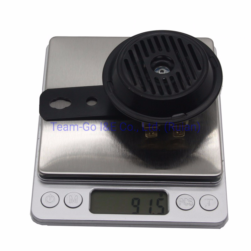 12V Motorcycle Horn Universal Waterproof Electric 105dB Black