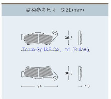 Motorcycle Brake Disc Pad Bajaj/Cg125