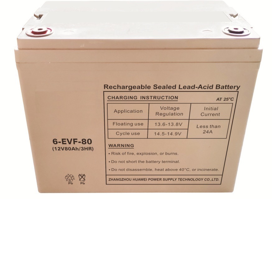 Electric Motorcycle Acid Lead Battery 6-Evf-80 12V 80ah 3hr