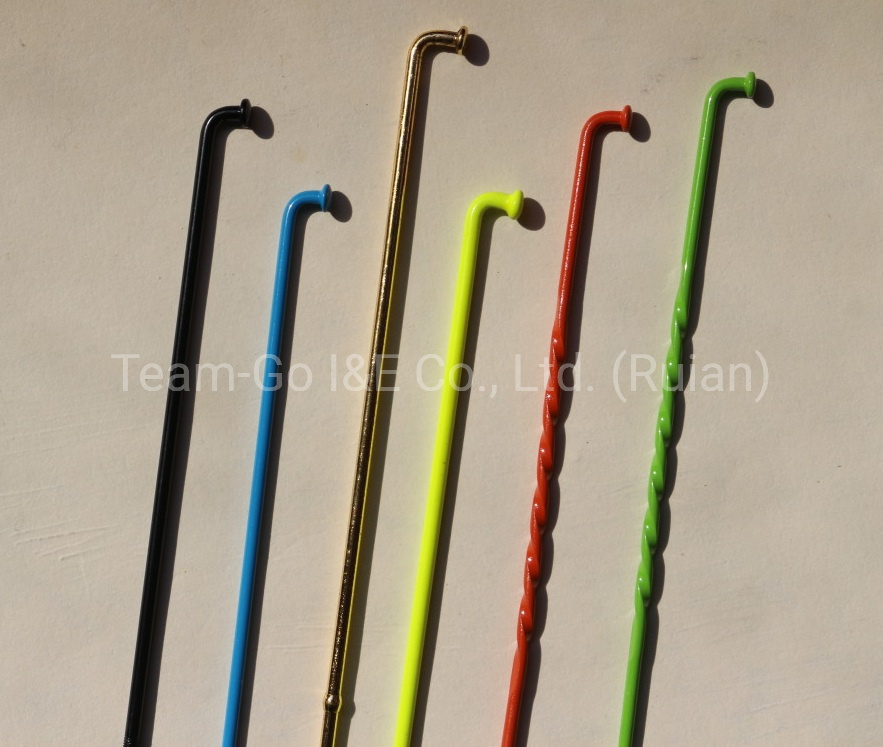 Colorful Motorcycle Spokes with Nipples with High Quality and Strength