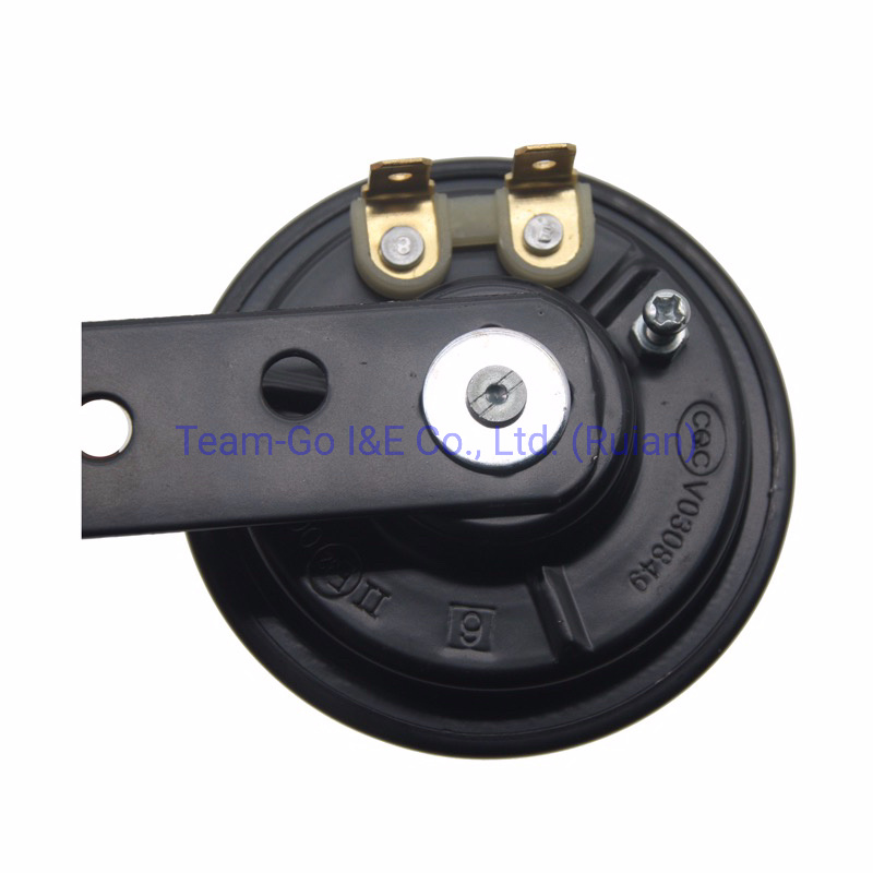 12V Motorcycle Horn Universal Waterproof Electric 105dB Black