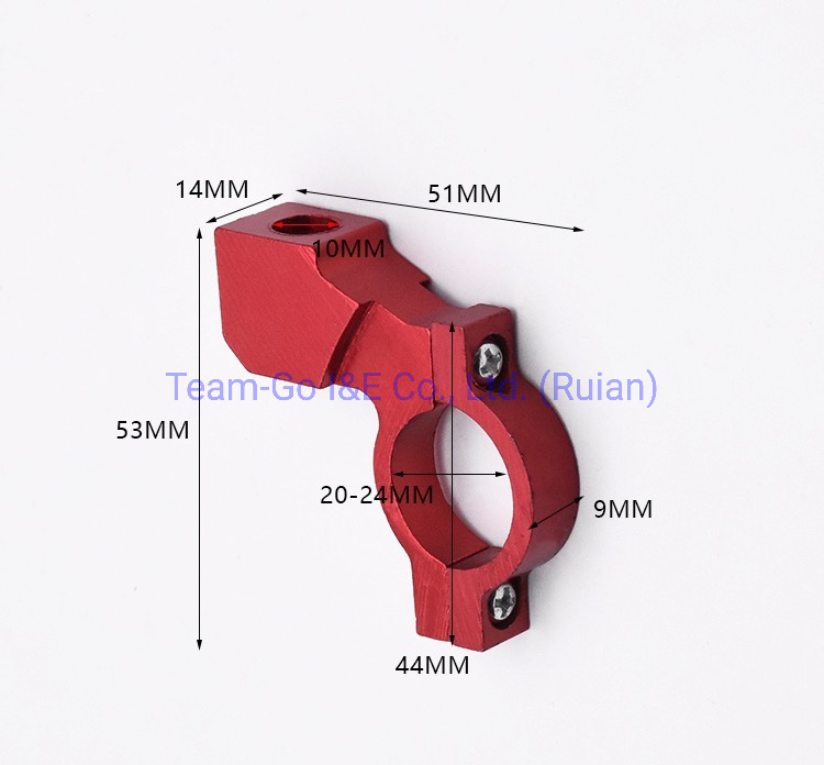 Universal Aluminum Motorcycle Rearview Handlebar Mirror Mount Holder with Different Color