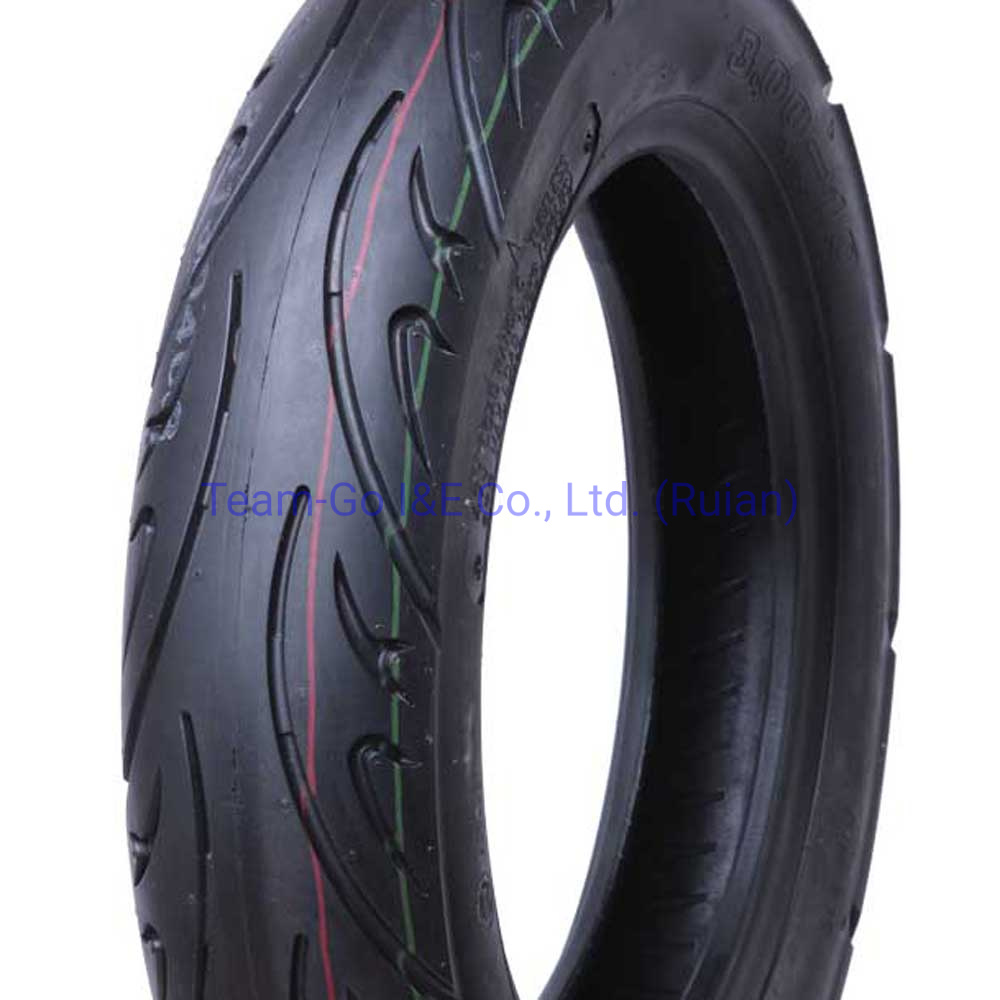 Motorcycle Tyre/Tire of Scooter for Motorcycle Spare Parts 3.00-10 4pr/6pr Tl